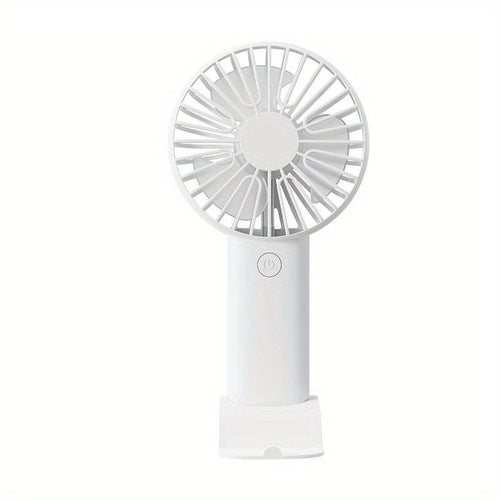 Planet Gates GS11-ivory White 1pc USB Handheld Mini Fan - Portable Electric Fan For Home, Office, And Travel - Rechargeable Battery Operated - Quiet And Powerful Cooling