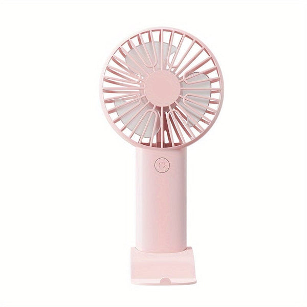 Planet Gates GS11-Sakura Powder 1pc USB Handheld Mini Fan - Portable Electric Fan For Home, Office, And Travel - Rechargeable Battery Operated - Quiet And Powerful Cooling