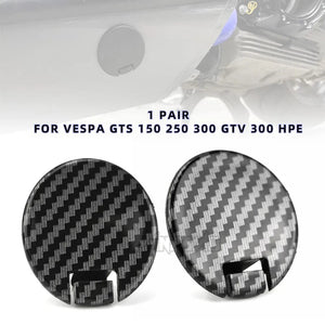 Planet Gates GTS 1 PAIR CARBON For Vespa Sprint Primavera GTS GTV LX LXV S Motorcycle Fairing Frame Cover Chassic Side Plug ABS Plastic Blockers