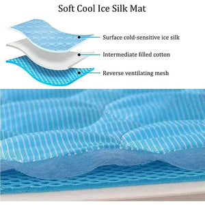 Planet Gates Guinea Pig Cage Liners Summer Small Animal Cooling Mat Breathable Hamster Pee Pad for Rabbit Cage Chinchilla Hedgehogs Pet Item