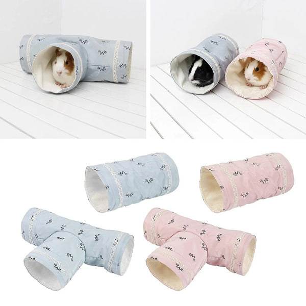 Planet Gates Guinea Pig Tunnel Tube Chinchilla Hedgehogs Dutch Rats Hamsters Cage Accessories Supplie Bearded Dragon Small Animal Pet Bed Toy