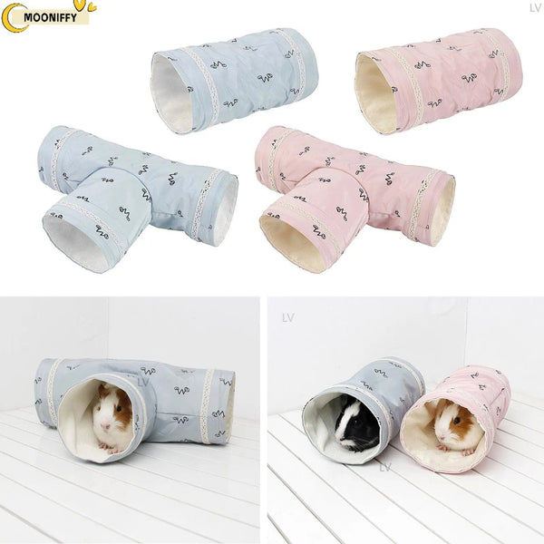 Planet Gates Guinea Pig Tunnel Tube Chinchilla Hedgehogs Dutch Rats Hamsters Cage Accessories Supplie Bearded Dragon Small Animal Pet Bed Toy