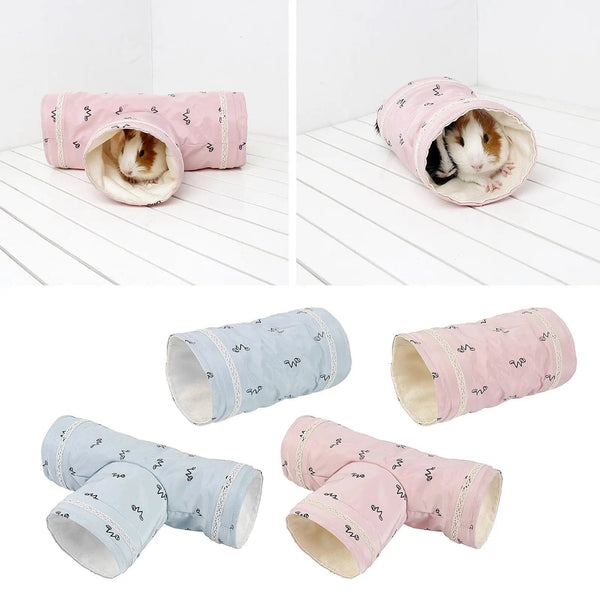 Planet Gates Guinea Pig Tunnel Tube Chinchilla Hedgehogs Dutch Rats Hamsters Cage Accessories Supplie Bearded Dragon Small Animal Pet Bed Toy