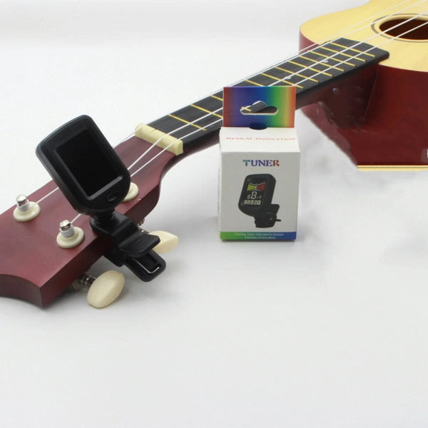 Planet Gates Guitar Tuner For All Instruments Clip on Electronic Tuner for Guitar Bass Ukulele Violin Mandolin Banjo