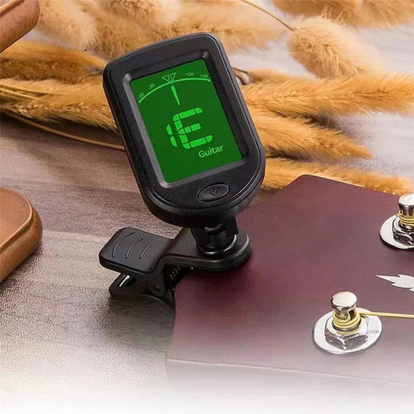 Planet Gates Guitar Tuner For All Instruments Clip on Electronic Tuner for Guitar Bass Ukulele Violin Mandolin Banjo