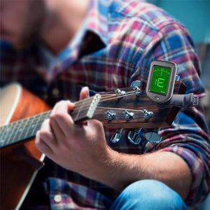 Planet Gates Guitar Tuner For All Instruments Clip on Electronic Tuner for Guitar Bass Ukulele Violin Mandolin Banjo