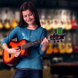 Planet Gates Guitar Tuner For All Instruments Clip on Electronic Tuner for Guitar Bass Ukulele Violin Mandolin Banjo