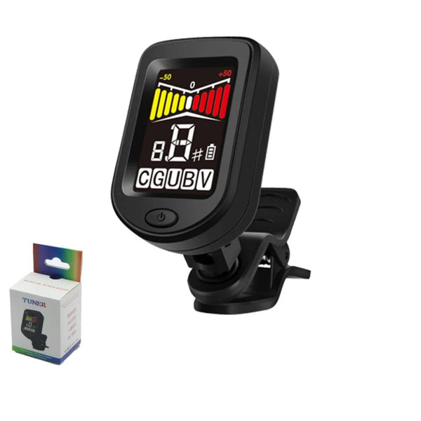 Planet Gates Guitar Tuner For All Instruments Clip on Electronic Tuner for Guitar Bass Ukulele Violin Mandolin Banjo