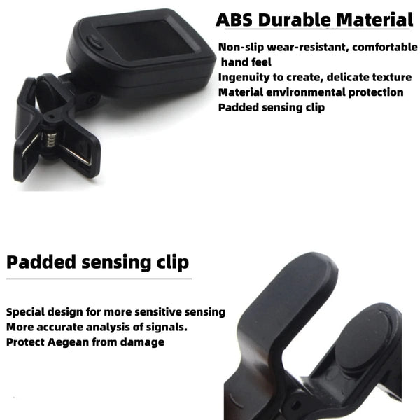 Planet Gates Guitar Tuner For All Instruments Clip on Electronic Tuner for Guitar Bass Ukulele Violin Mandolin Banjo