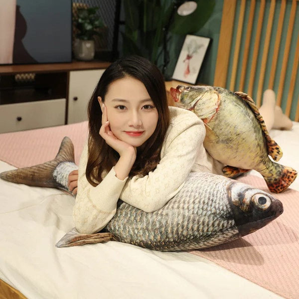 Planet Gates guiyu / 40cm 30-100cm Simulation Funny Fish Plush Toys Stuffed Soft Animal Carp Plush Pillow Creative Sleep Cushion for Kids Girls Xmas Gift