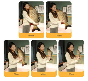 Planet Gates guiyu / 40cm 30-100cm Simulation Funny Fish Plush Toys Stuffed Soft Animal Carp Plush Pillow Creative Sleep Cushion for Kids Girls Xmas Gift