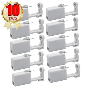 Planet Gates Gun 20pcs Safety Ear Piercing Gun Kit Disposable Disinfect Safety Earring Piercer Machine Studs Nose CLip Body Jewelry Piercing Tool