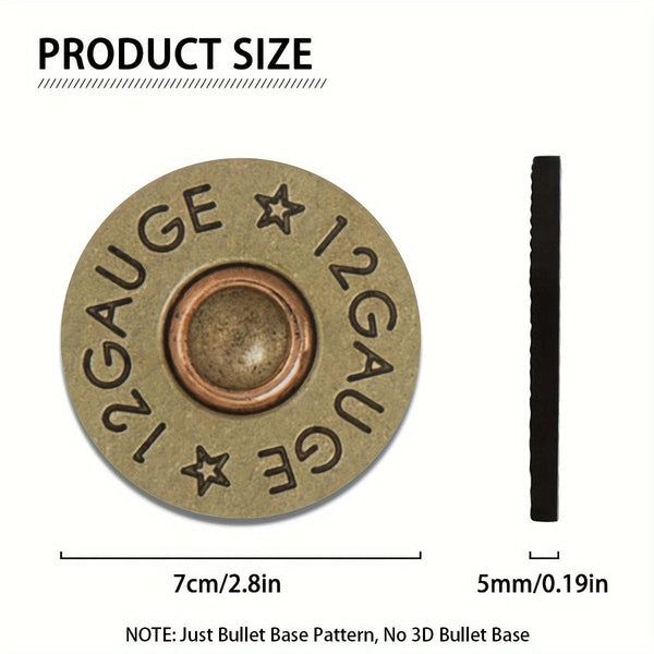 Planet Gates Gun Bullet 2pcs Bullet Base Pattern Absorbent Car Cup Holder Coaster Car Interior Accessories For Men And Women Water Cup Coaster For Car Vehicle Home And Desk