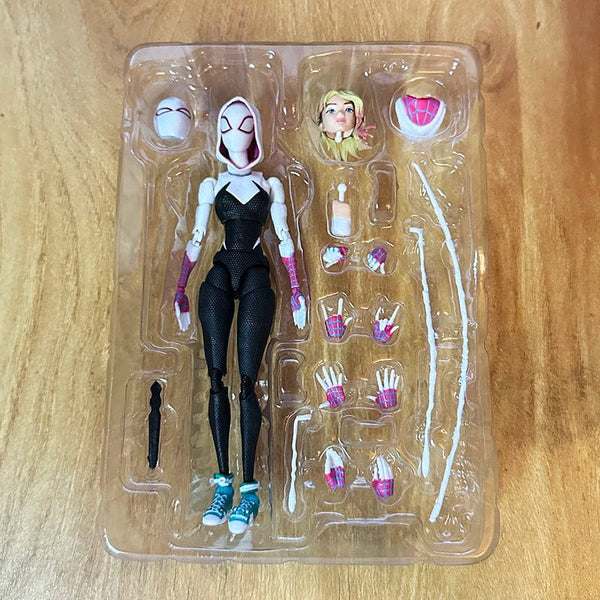 Planet Gates Gwen no box SHF Miles Morales Gwen Stacy Action Figures Spider Across the Spider-Verse Figure PVC Model Toys