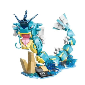 Planet Gates Gyarados Anime Cartoon Pokemon Pikachu Bulbasaur Building Blocks Charizard Sets Movie Dolls Model Bricks Kids Toys For Kids Holiday Gifts