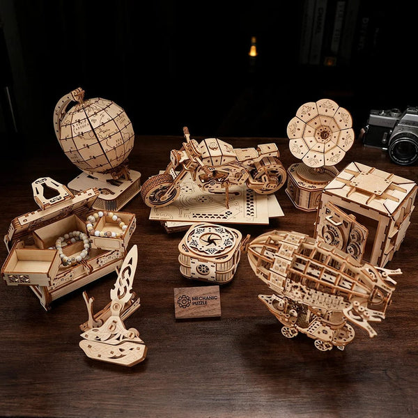 Planet Gates GZ101 3D Wooden Puzzles Montessori Educational Toys Board Games For Adults DIY Crafts Decoration Model Birthday Gifts For Teens Kids