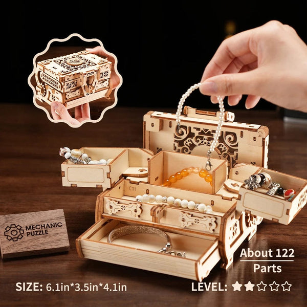 Planet Gates GZ101 3D Wooden Puzzles Montessori Educational Toys Board Games For Adults DIY Crafts Decoration Model Birthday Gifts For Teens Kids