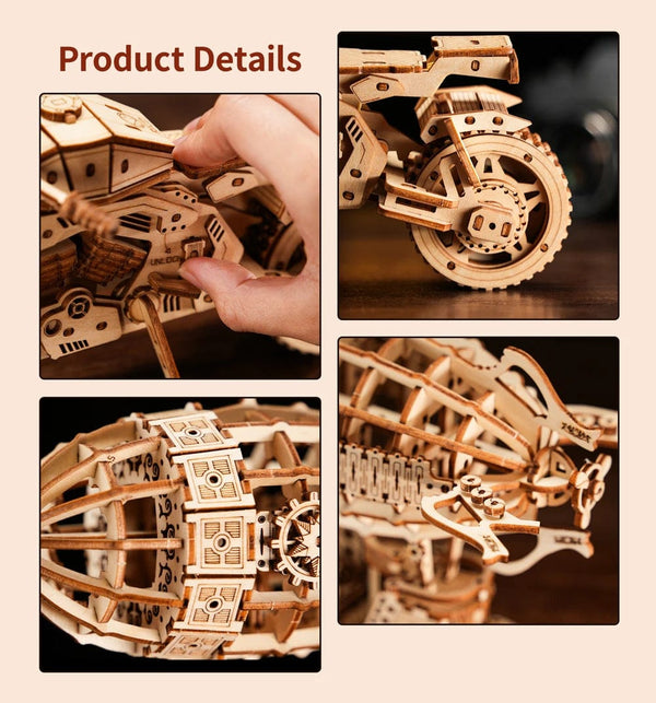 Planet Gates GZ101 3D Wooden Puzzles Montessori Educational Toys Board Games For Adults DIY Crafts Decoration Model Birthday Gifts For Teens Kids