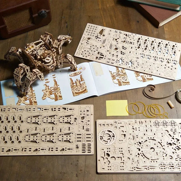 Planet Gates GZ101 3D Wooden Puzzles Montessori Educational Toys Board Games For Adults DIY Crafts Decoration Model Birthday Gifts For Teens Kids