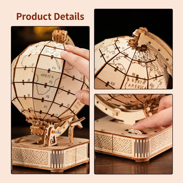 Planet Gates GZ101 3D Wooden Puzzles Montessori Educational Toys Board Games For Adults DIY Crafts Decoration Model Birthday Gifts For Teens Kids