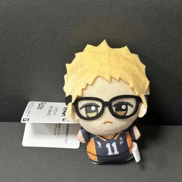 Planet Gates H / 11cm / CHINA 2024 New 10cm Anime Plush Toy Tobio Kageyama Shoyo Hinata Kuroo Tetsurou Mini Stuffed Toys Pendant Kids Gift