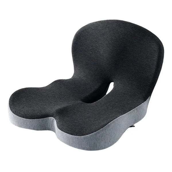 Planet Gates H / CHINA Memory Foam L-Shaped Integrated Office Chair Cushion with Lumbar Support Car Seat Cushion for Office Workers Car Drivers
