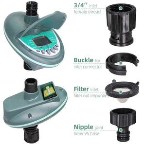 Planet Gates H Garden Automatic Watering Timer Smart Home Programming Watering Valve Greenhouse Drip Irrigation System LCD Display Controller