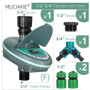 Planet Gates H Garden Automatic Watering Timer Smart Home Programming Watering Valve Greenhouse Drip Irrigation System LCD Display Controller