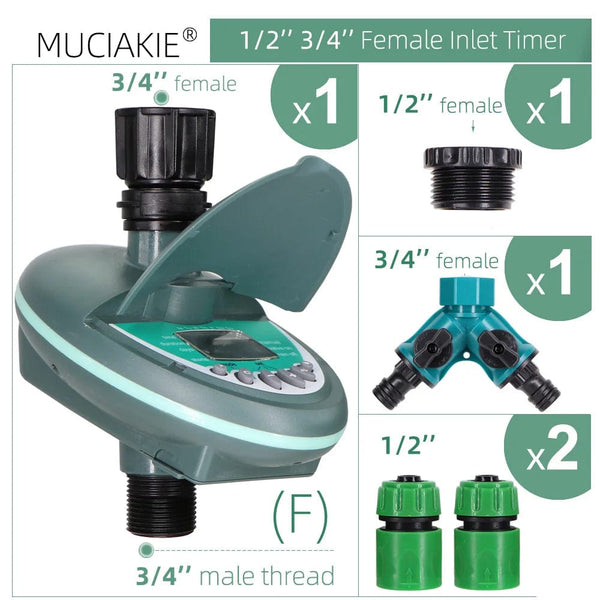 Planet Gates H Garden Automatic Watering Timer Smart Home Programming Watering Valve Greenhouse Drip Irrigation System LCD Display Controller