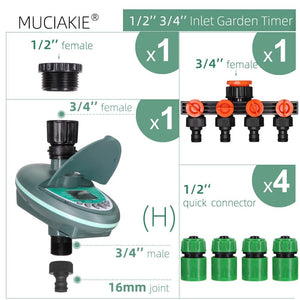 Planet Gates H Garden Automatic Watering Timer Smart Home Programming Watering Valve Greenhouse Drip Irrigation System LCD Display Controller