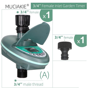 Planet Gates H Garden Automatic Watering Timer Smart Home Programming Watering Valve Greenhouse Drip Irrigation System LCD Display Controller