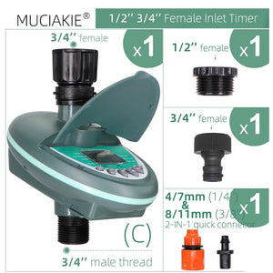 Planet Gates H Garden Automatic Watering Timer Smart Home Programming Watering Valve Greenhouse Drip Irrigation System LCD Display Controller