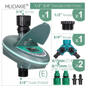 Planet Gates H Garden Automatic Watering Timer Smart Home Programming Watering Valve Greenhouse Drip Irrigation System LCD Display Controller