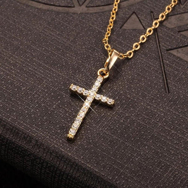 Planet Gates H New Pink Cross Necklaces for Women Y2k Fashion Gothic Couple Jewelry Metal Chains Chokers Pendant Necklace Party Jewelry Gifts