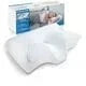 Planet Gates H0062-C-White Box Sleep Memory Neck Pillow Butterfly Slow Rebound Comfortable Memory Foam Sleep Pillow Cervical Orthopedic Neck Massage Bed Pillow