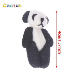 Planet Gates H1 4cm / 1PCS 4/4.5/6cm Mini Teddy Bear Plush Toy Joint Bear Cartoon Stuffed Dolls Long Ear Rabbit Toys Souvenirs For Children Small Gifts