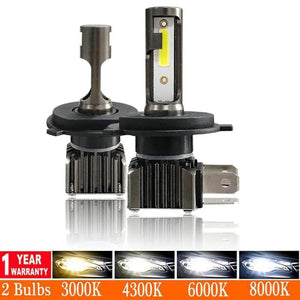 Planet Gates H11 2Pcs 9005 HB3 9006 HB4 30000LM Super Bright H11 H8 H9 LED Canbus No Error 360 Headlight Bulb Auto Lamp 9012 HIR2 LED Head Lights