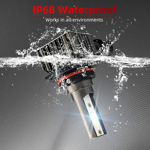 Planet Gates H11 2Pcs 9005 HB3 9006 HB4 30000LM Super Bright H11 H8 H9 LED Canbus No Error 360 Headlight Bulb Auto Lamp 9012 HIR2 LED Head Lights