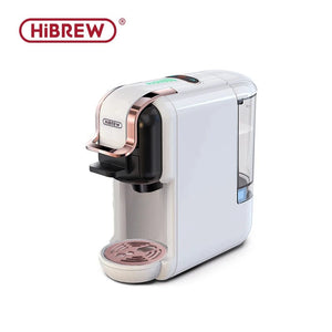 Planet Gates H2B WH / Poland / EU HiBREW Multiple Capsule Coffee Machine, Hot/Cold Dolce Gusto Milk Nespresso Capsule ESE Pod Ground Coffee Cafeteria 19Bar 5 in 1