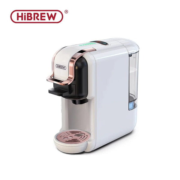 Planet Gates H2B WH / Poland / EU HiBREW Multiple Capsule Coffee Machine, Hot/Cold Dolce Gusto Milk Nespresso Capsule ESE Pod Ground Coffee Cafeteria 19Bar 5 in 1