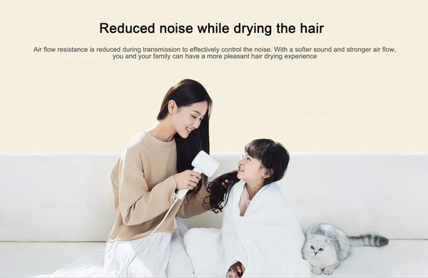 Planet Gates H300 Hair Dryer / EU XIAOMI MIJIA Mi Ionic Hair Dryer H300 Quick Dry Negative Ion Hair Care Professional For Home 1600W Electric Hair Dryers Diffuser