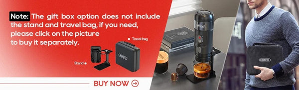 Planet Gates H4A Gift box / CHINA / EU HiBREW Portable Coffee Machine for Car & Home,DC12V Expresso Coffee Maker Fit Nexpresso Dolce Pod Capsule Coffee Powder H4A