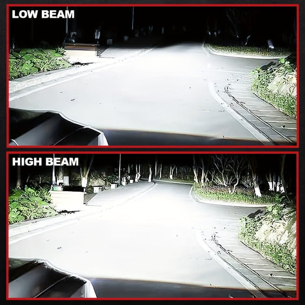 Planet Gates H7 2pcs Mini H7 LED Headlight Turbo LED Bulbs, Super Bright High Power White 6000K, Wireless For Car Head Lamp Fog Lights, With Fan H7 Slim LED 20000LM