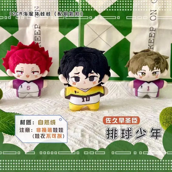Planet Gates Haikyuu Volleyball Plush Doll Oikawa Tobio Kageyama Shoyo Hinata Kei Tsukishima Kozume Kenma Mini Stuffed Toys Pendant Kids Gift