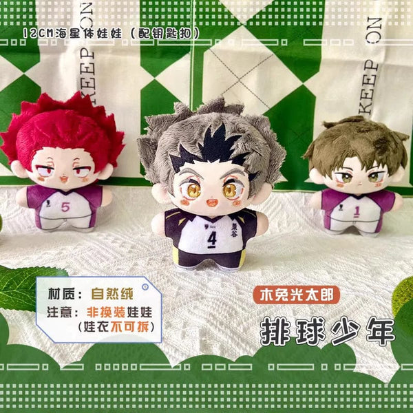 Planet Gates Haikyuu Volleyball Plush Doll Oikawa Tobio Kageyama Shoyo Hinata Kei Tsukishima Kozume Kenma Mini Stuffed Toys Pendant Kids Gift
