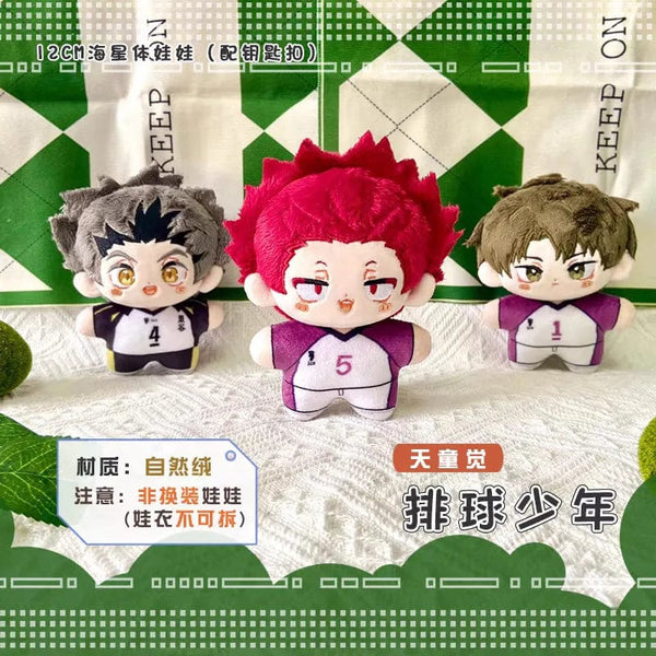 Planet Gates Haikyuu Volleyball Plush Doll Oikawa Tobio Kageyama Shoyo Hinata Kei Tsukishima Kozume Kenma Mini Stuffed Toys Pendant Kids Gift