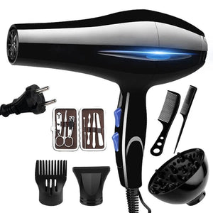 Planet Gates Hair Dryer 2200W Professional Powerful Hair Dryer Fast Heating Hot And Cold Adjustment Ionic Air Blow Dryer with Air Collecting