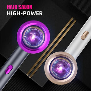 Planet Gates Hair Dryer High-Power Blue Light Negative Ion Ultra Silent Hair Care Quick Dry Home Powerful Constant Anion Electric Hair Dryer