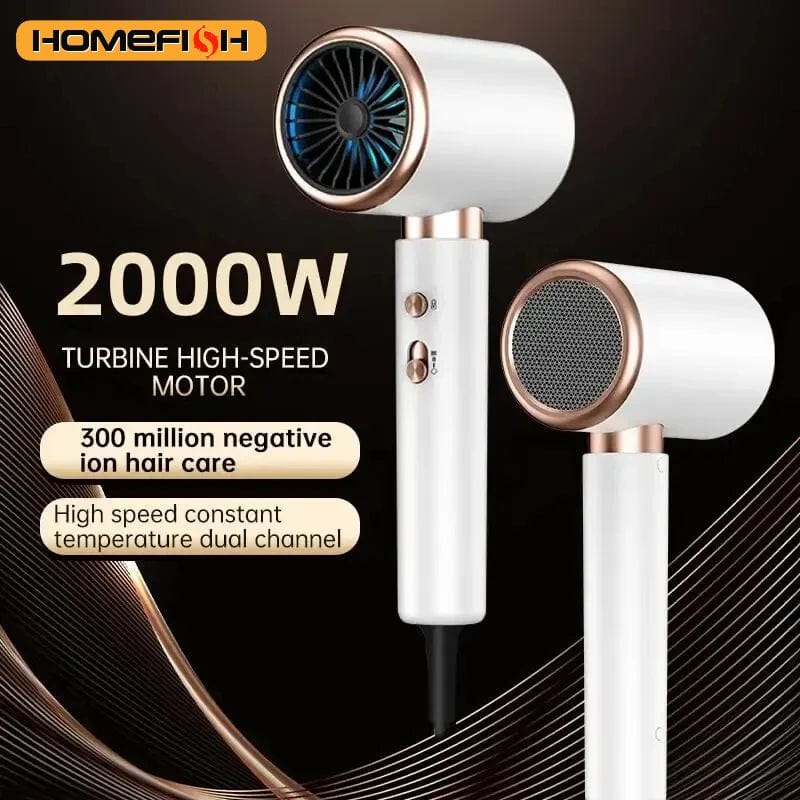 Planet Gates Hair Dryer High-Speed Electric Turbine Airflow Low Noise Constant Temperature And Quick Drying Suitable For Home Salons