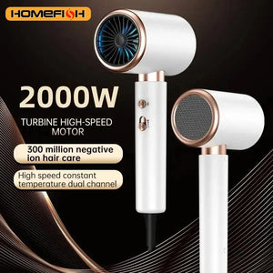 Planet Gates Hair Dryer High-Speed Electric Turbine Airflow Low Noise Constant Temperature And Quick Drying Suitable For Home Salons